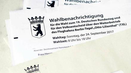 Zettelwirtschaft. Bundestagswahl und Tegel-Volksentscheid – diesmal ist es etwas komplizierter. 