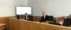 Richter Uwe Kett am Freitag im Saal. Nach 25 Minuten war die Sache erledigt. 