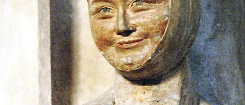 Gute Figur. Machte Reglindis ihre Spende zum Bau des Naumburger Doms steuerlich geltend? Einem Steinmetz gelang jedenfalls das erste Lächeln in der deutschen Plastik.