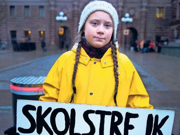 She started everything. Greta Thunberg, now 16, has already been striking since half a year in Stockholm, Sweden.