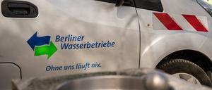 Fahrzeug der Berliner Wasserbetriebe. 