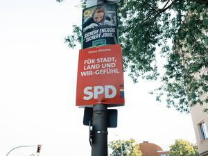 Plakate zur EU-Wahl in Berlin. (Symbolbild)