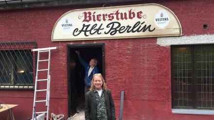 Im Hintergrund wird noch gewerkelt, trotzdem freut sich Christof Blaesius auf die Eröffnung des Alt Berlin. 