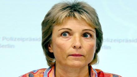 Die Staatsschutzchefin des Landeskriminalamtes, Jutta Porzucek.