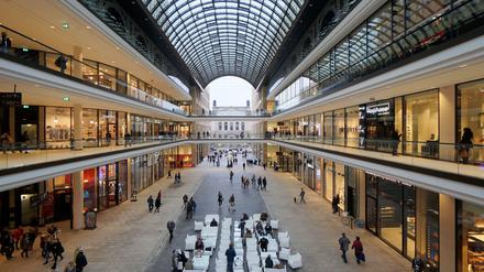 Die „Mall of Berlin“ am Leipziger Platz ist mit rund 270 Läden eines der größten Berliner Center – auch von Harald Huth.
