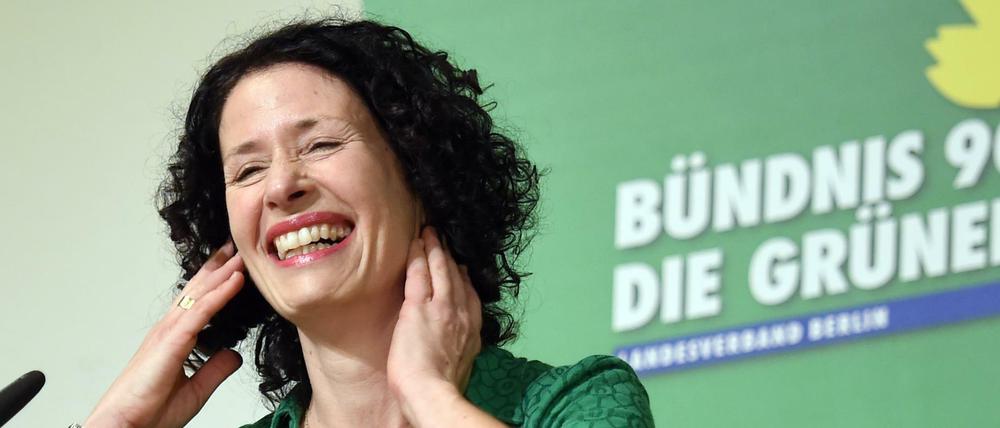 Wieder obenauf: Die Grünen sind in der aktuellen Civey-Umfrage vorn, das freut Spitzenkandidatin Bettina Jarasch.
