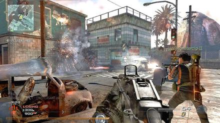 Screenshot des Computerspiels "Call of Duty": auch so ein Ersatz für die Knallsüchtigen.