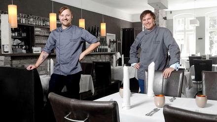 Ein eingespieltes Team: "Kochzimmer"-Chef Jörg Frankenhäuser (r.) und Küchenchef Patrick Schwatke.