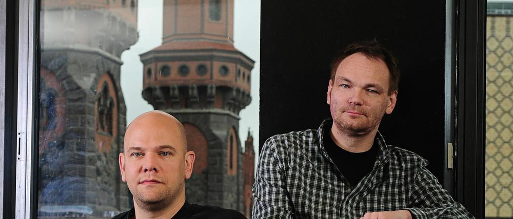 Musik überwindet Grenzen. Ulrich Wombacher (links) und André Langenfeld arbeiten im "Watergate" an der Oberbaumbrücke öfter zusammen.