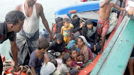 Flüchtlinge aus Birma und Bangladesch