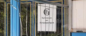 Das Gymnasium am Europasportpark schaffte es nicht auf die Investitionsliste des Senats.