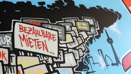 Und wer es sich nicht leisten kann? Graffiti in Berlin-Kreuzberg.