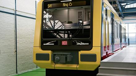 So schön, so neu - aber noch nicht ganz das Original: Derzeit wird die künftige S-Bahn im Modell getestet.