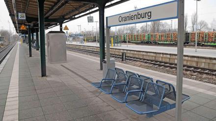 Der Bahnhof Oranienburg.