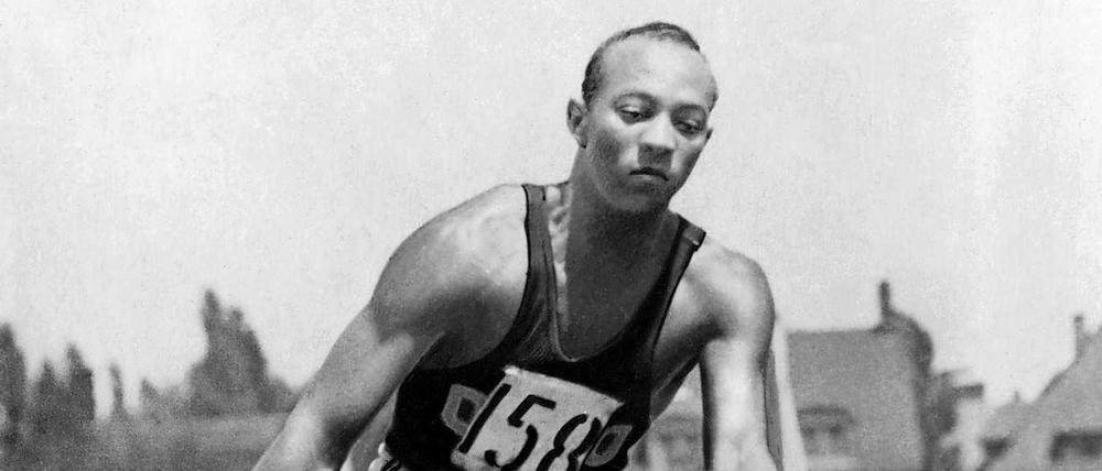 Jesse Owens, der Star der Olympischen Spiele von 1936.