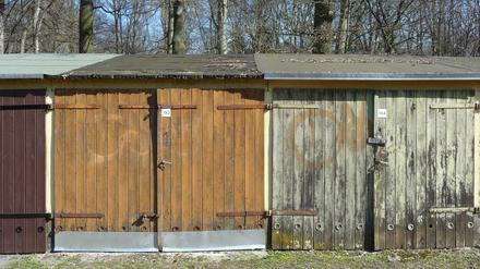 Gebaut in Eigenleistung: die Garagen von Biesdorf.