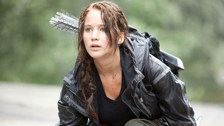 Jennifer Lawrence in einer Szene des Films "Die Tribute von Panem - Tödliche Spiele" 