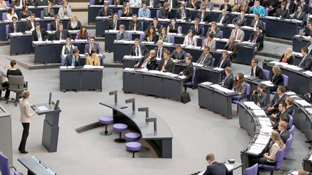 Für vier Tage nahmen die Jugendlichen im Bundestag Platz.