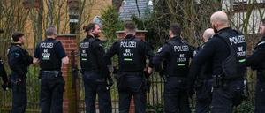 Razzia gegen Reichsbürger. In der vergangenen Woche durchsuchte die Berliner Polizei eine Immobilie im Süden der Stadt.