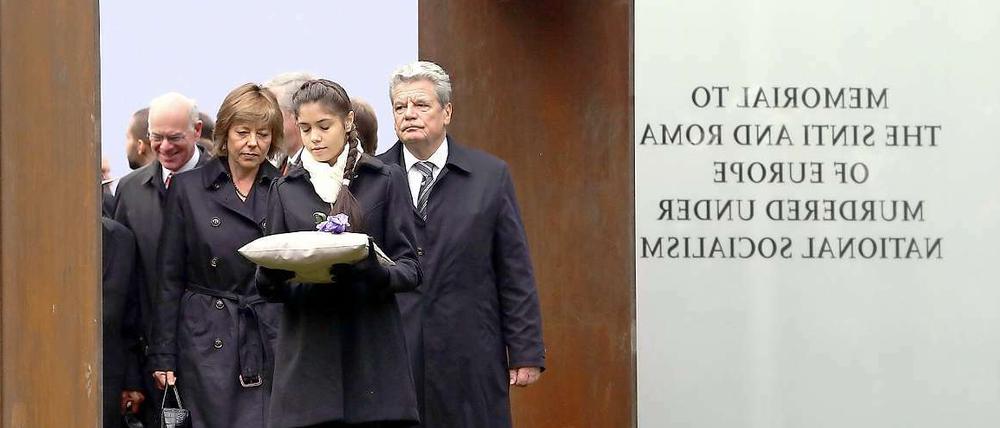 Auch Bundespräsident Joachim Gauck wohnte der Einweihung bei. 