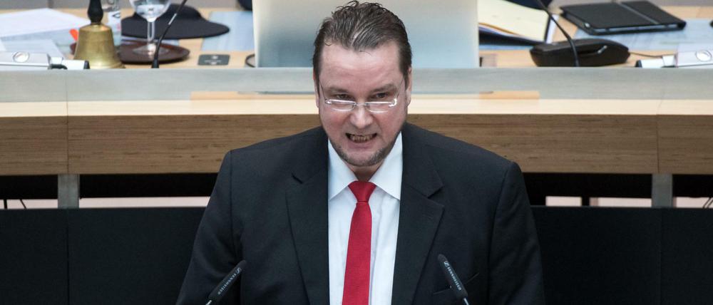 Andreas Wild (AfD) provoziert häufig.