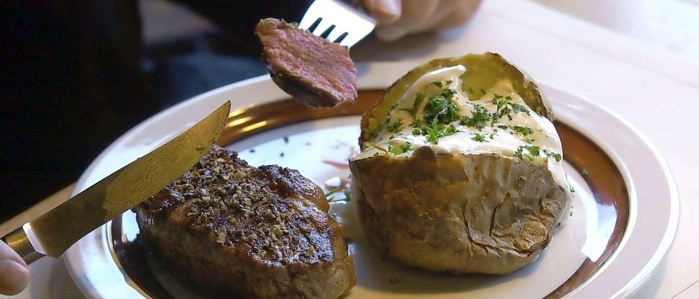 Amerikanisches Rindfleisch - darauf setzt Michael Zehdorn in seinem Restaurant "Wilsons".