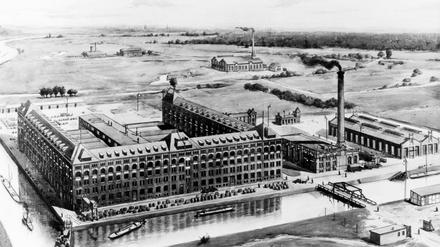 So fing alles an: Kabelwerk Westend. 1897 erwirbt Siemens &amp; Halske ein nahezu unbesiedeltes Gelände nordwestlich von Berlin. Ab 1914 heißt der Stadtteil Siemensstadt.
