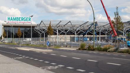 Der Hamberger-Großmarkt in Moabit soll im Dezember eröffnet werden. 