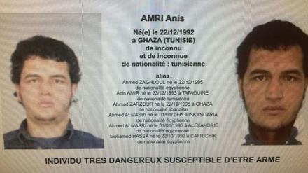 Auszug aus einer Polizeiakte: Anis Amri nutzte viele falsche Identitäten.