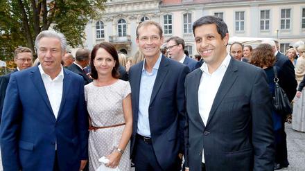 Das VBKI Sommerfest im Kronprinzenpalais in Berlin mit Klaus Wowereit, Michael Mueller und Ehefrau Claudia sowie Raed Saleh.