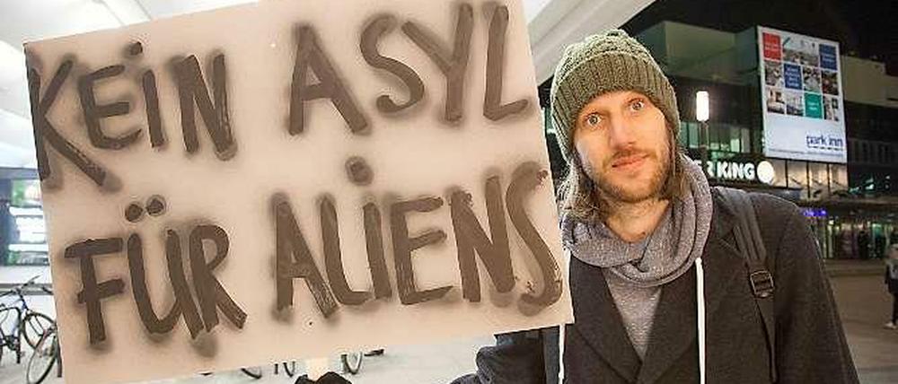 Moritz Trautner will nicht, dass Aliens uns die Arbeitsplätze wegnehmen.