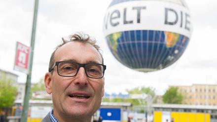 Frank Hellberg, Geschäftsführer von Air Service Berlin, die den "Welt"-Ballon betreibt.