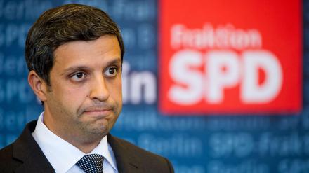 Verschwommenens Profil: Berlins SPD-Fraktionschef Raed Saleh warf der Partei vor, "den politischen Gegner zu kopieren". 