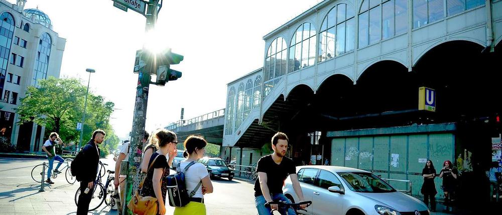 Hier läuft’s nicht rund. Kreuzberg gehörte beim Online-Dialog zur Radsicherheit zu den Gebieten mit den meisten Klagen über Gefahrenstellen. 