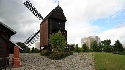 Die Marzahner Mühle. Hier wird noch Korn gemahlen.
