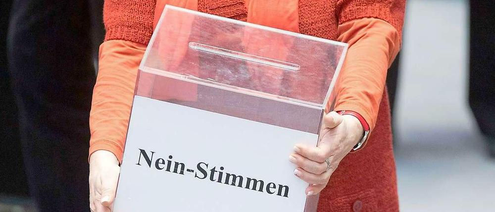 Die Realpolitik entscheidet, ob CDU und Linke ihren Zettel in die Nein-Box werfen oder nicht.