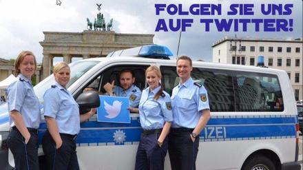 Die Bundespolizeidirektion Berlin begrüßt die Twitter-Gemeinde.