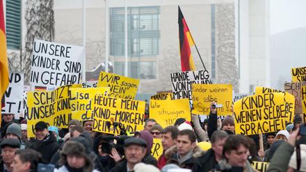 Die angebliche Vergewaltigung war auch Thema auf der Bärgida-Demonstration am vergangenen Wochenende in Berlin.