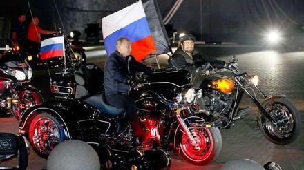 Die "Nachtwölfe" gelten als Freunde von Wladimir Putin.