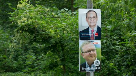 Müller (SPD) oder Henkel (CDU)? Im Berliner Wahlkampf sind schon zwei Anschläge auf die Autos von CDU-Kandidaten verübt worden.