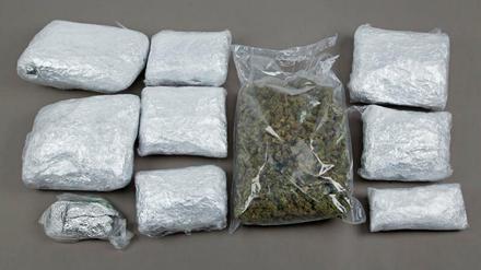 Die Berliner Polizei beschlagnahmte sechs Kilo Marihuana in Oberschöneweide.