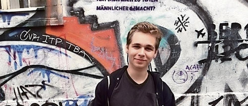 Problemlöser. Branko, 17, besucht das Heinrich-Hertz-Gymnasium. 
