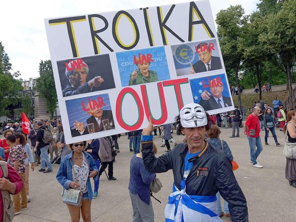 Proteste gegen die EU-Politik gehören mittlerweile zum Alltag in Griechenland.