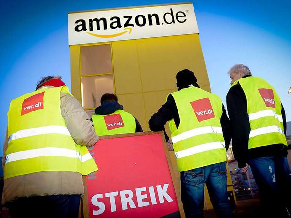 Erneut Streik bei Amazon.