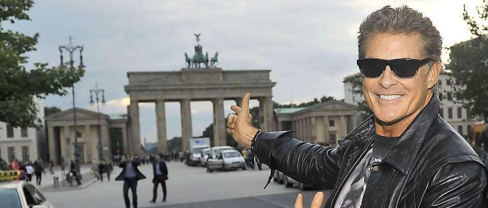 Endlich Weltniveau? David Hasselhoff wird dieses Jahr wieder bei der Silvesterparty am Brandenburger Tor auftreten.
