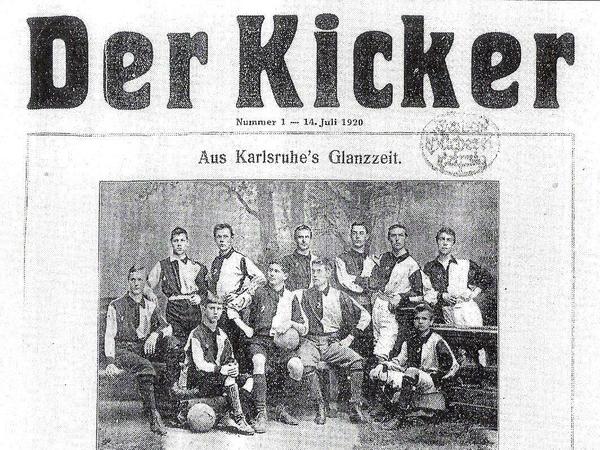Die erste Kicker-Ausgabe