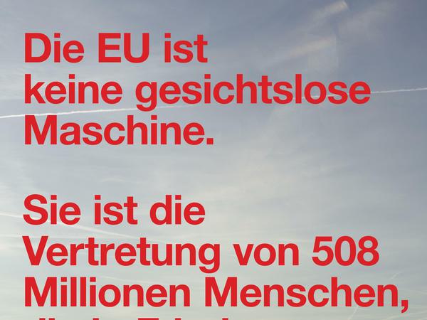 Poster aus der Kampagne „Protect the EU“ (tillmans.co.uk/protecttheeu) 