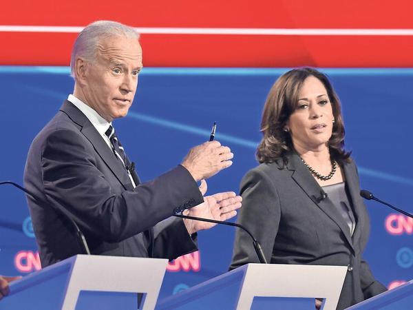 Joe Biden fürchtet offenbar nicht, dass Kamala Harris ihn in den Schatten stellen könnte. Er will von ihrem Charisma profitieren.