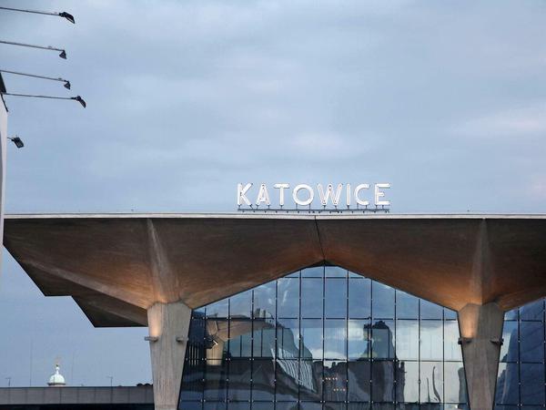Der neue Hauptbahnhof von Katowice.