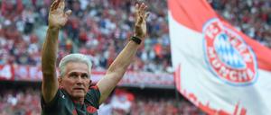 Jupp Heynckes beim Abschied am letzten Bundesligaspieltag in München.